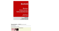 Desktop Screenshot of bokas.de